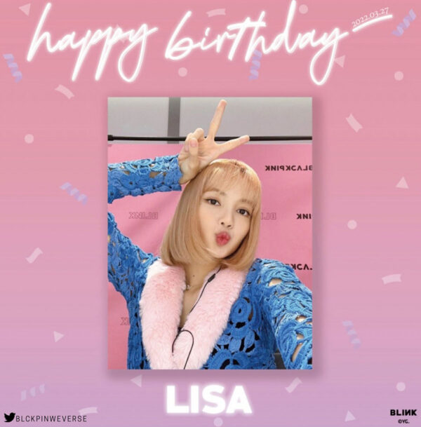 Happy LISA Day – BLACKPINK CAFÉ