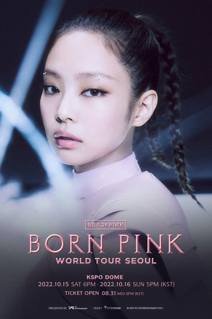 BLACKPINK WORLD TOUR [BORN PINK] Seoul JISOO & JENNIE Concept Posters ...