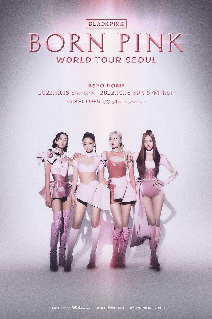 BLACKPINK WORLD TOUR BORN PINK Seoul Concept Poster BLACKPINK CAF BLACKPINK WORLD TOUR BORN PINK Seoul Concept Poster BLACKPINK CAF