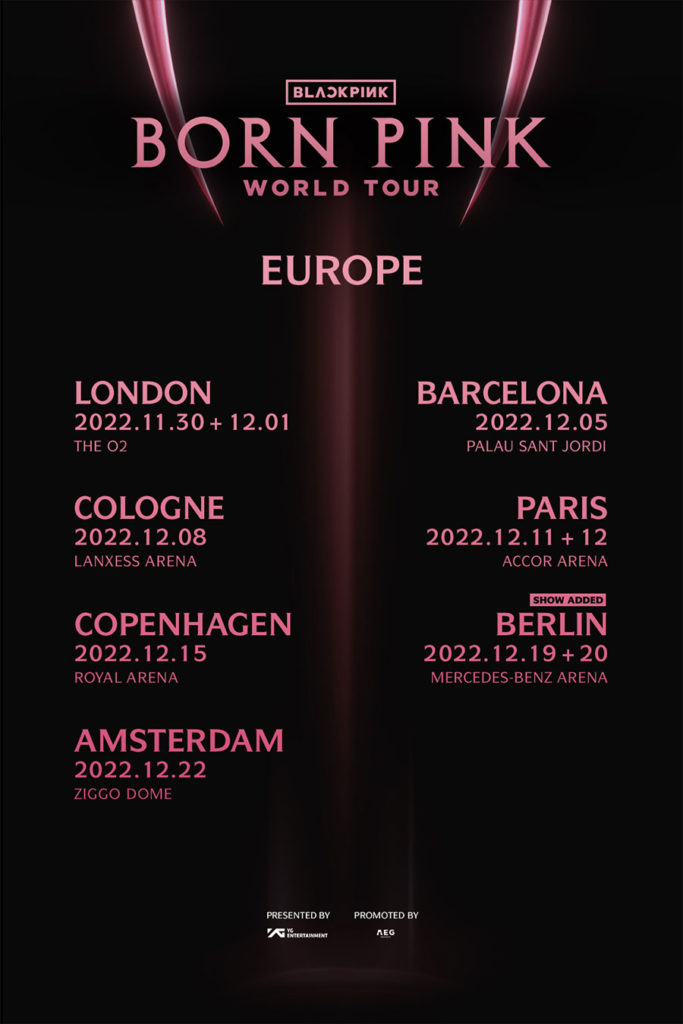 BLACKPINK WORLD TOUR [BORN PINK] Europe (Berlin) Additional Show