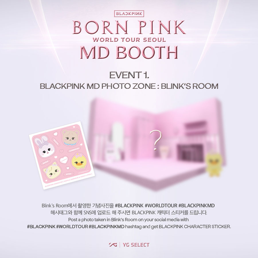 BLACKPINK WORLD TOUR [BORN PINK] Seoul MD Booth & Event 