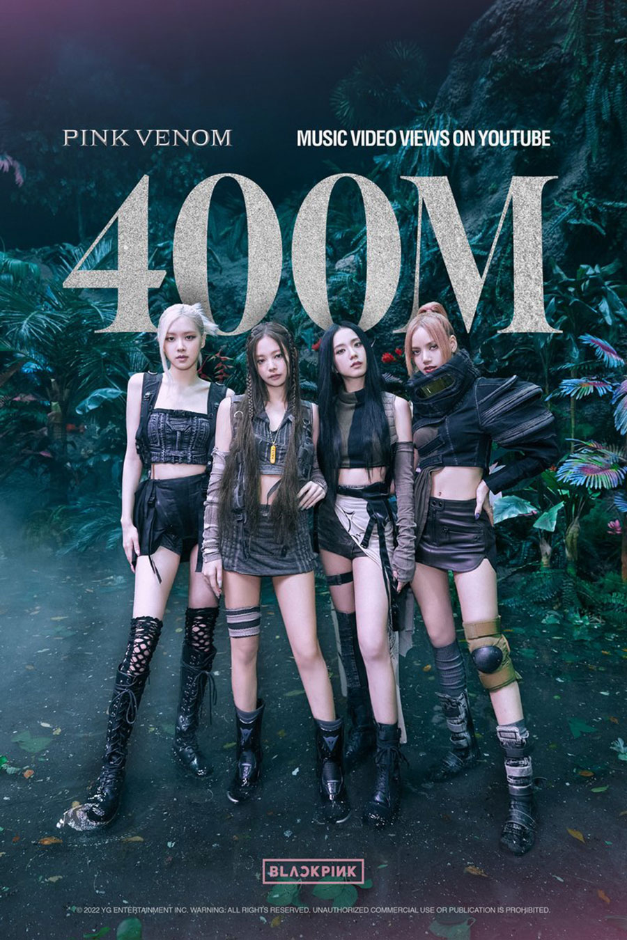 Blackpinks “pink Venom” Mv Hits 400 Million Views On Youtube Blackpink CafÉ 5385