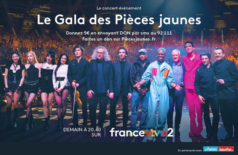 “Le Gala Des Pièces Jaunes” Official Poster With BLACKPINK – BLACKPINK CAFÉ
