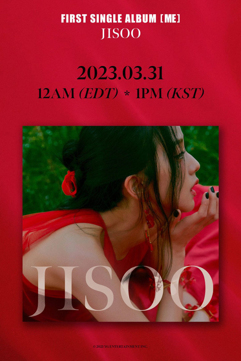 Blackpink JISOO Album - FIRST SINGLE ALBUM Red + Black Ver. Full Set + Pre-Order Benefits + Planner Digitale K-POP BolsVos