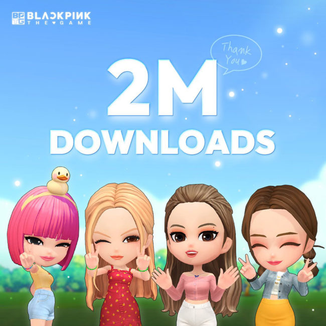 BLACKPINK THE GAME Reaches 2 Million Downloads – BLACKPINK CAFÉ