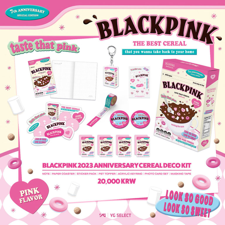 BLACKPINK 2023 Debut Anniversary “Cereal Deco Kit” – BLACKPINK CAFÉ