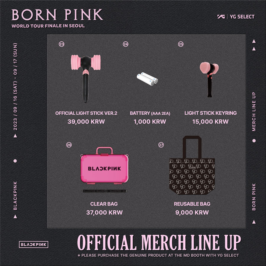 BLACKPINK WORLD TOUR [BORN PINK] Finale in Seoul Official